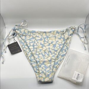 Skatie Vera Blue and Yellow Nantucket Bikini Bottom